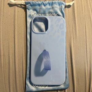 iPhone 13 Periwinkle Leopard Loopy Case